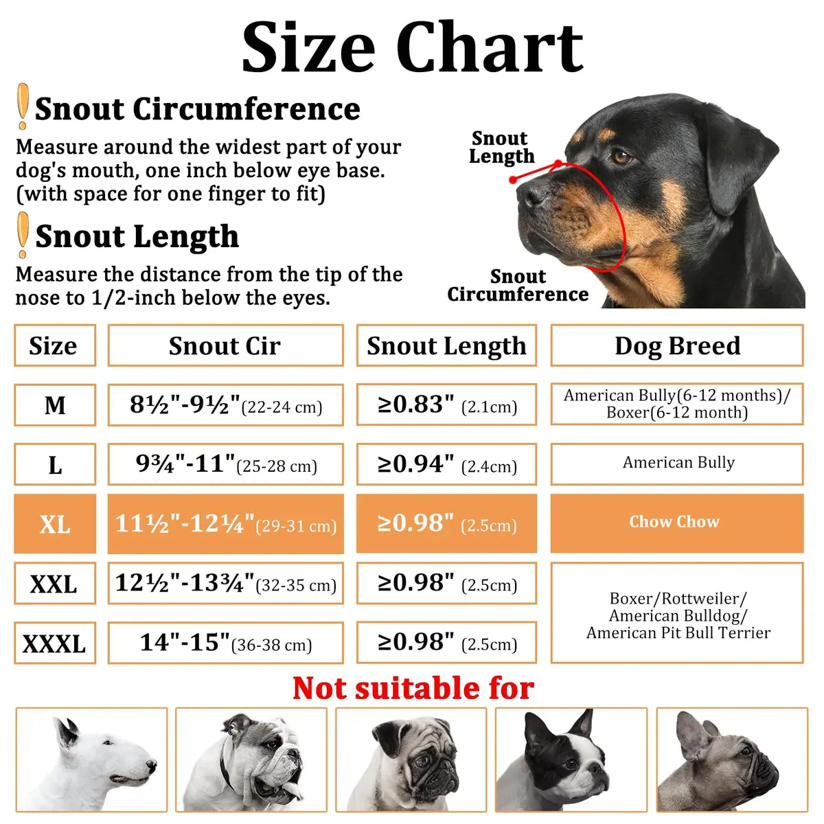 Mayerzon Fabric Pitbull Muzzle for Large Short Snout Dog Anti Fierce Biting | Soft Breathable Fit XL - view 4