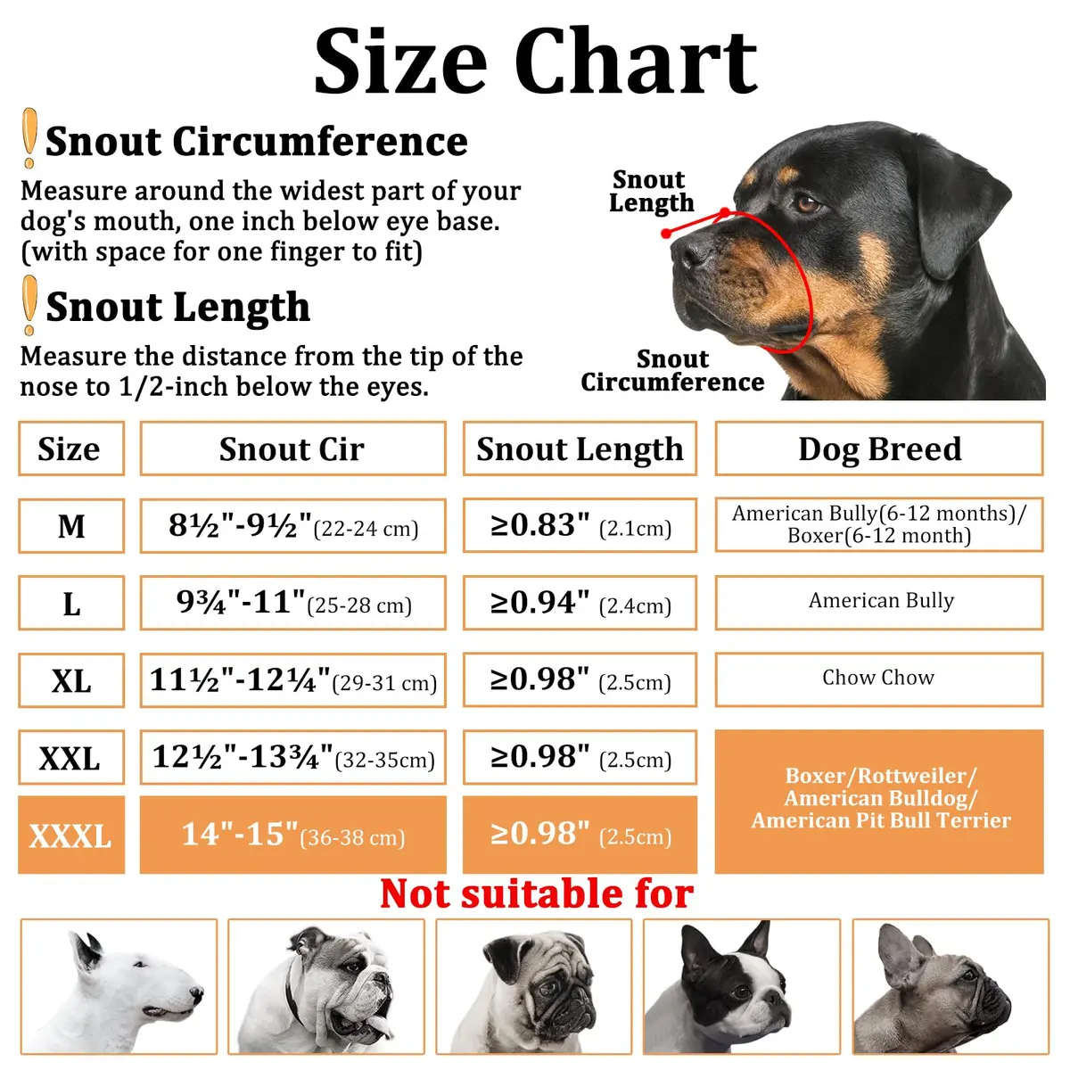 Mayerzon Fabric Pitbull Muzzle for Large Short Snout Dog Anti Fierce Biting | Breathable & Durable - view 4
