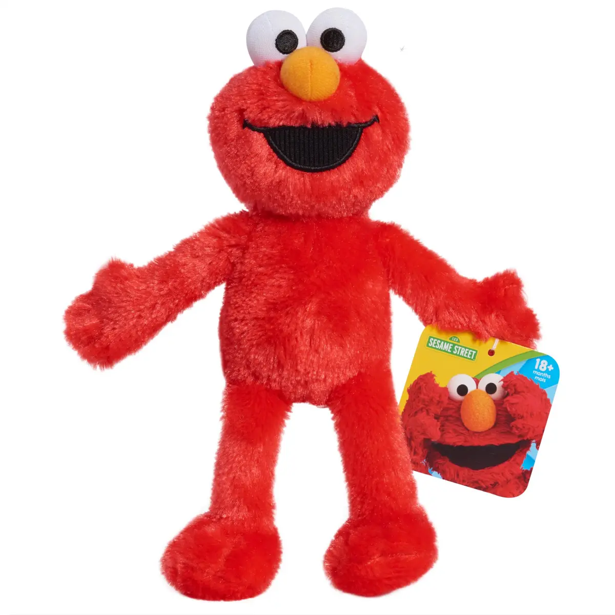 Just Play Sesame Street Elmo Plush 8-inch | Soft, Recycled Fill for Kids 2+ - main product image