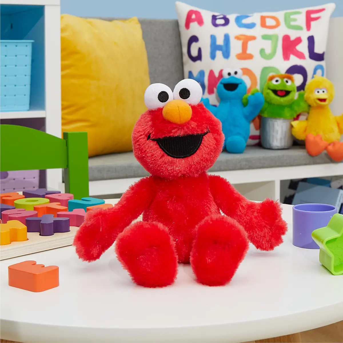 Just Play Sesame Street Elmo Plush 8-inch | Soft, Recycled Fill for Kids 2+ - view 5