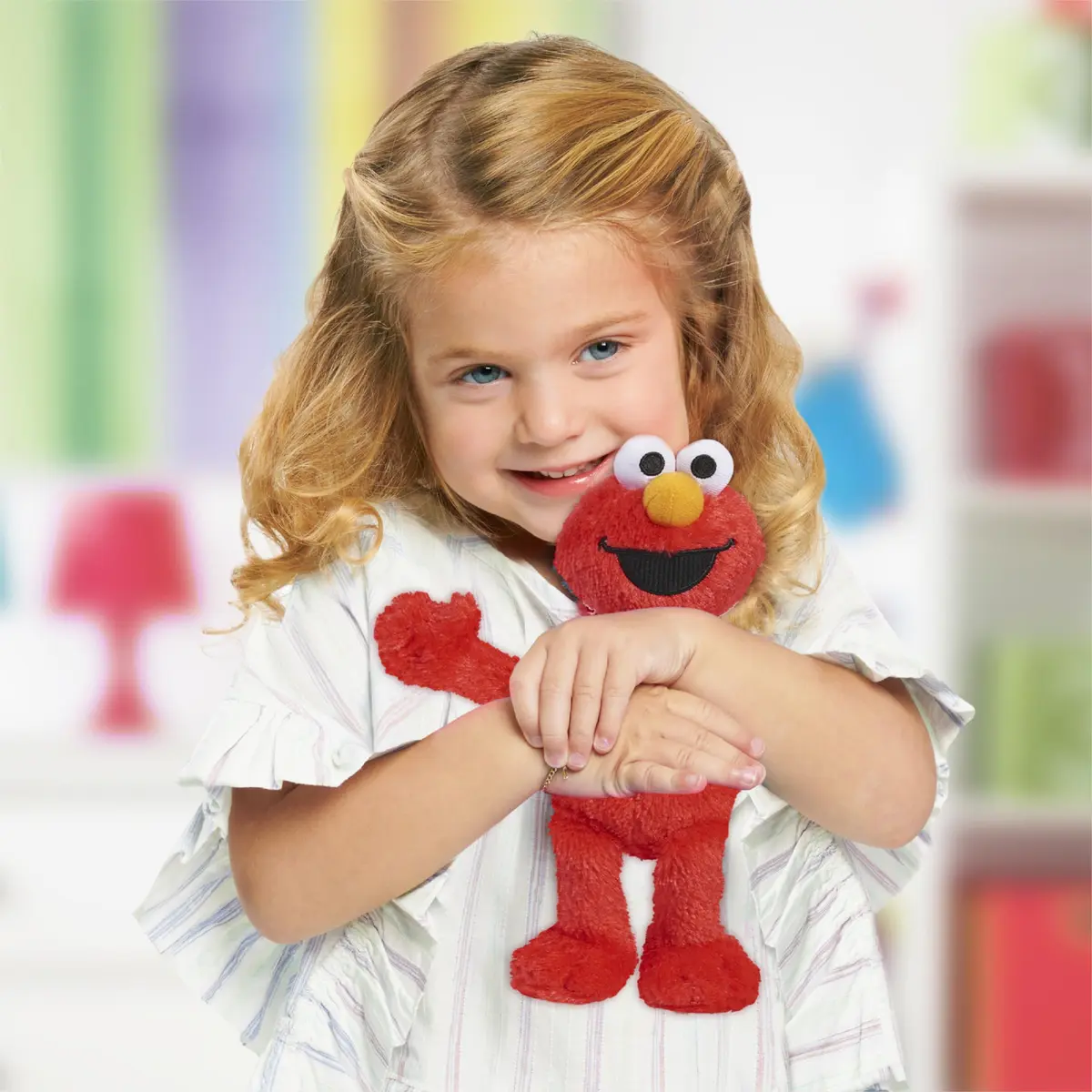 Just Play Sesame Street Elmo Plush 8-inch | Soft, Recycled Fill for Kids 2+ - view 2