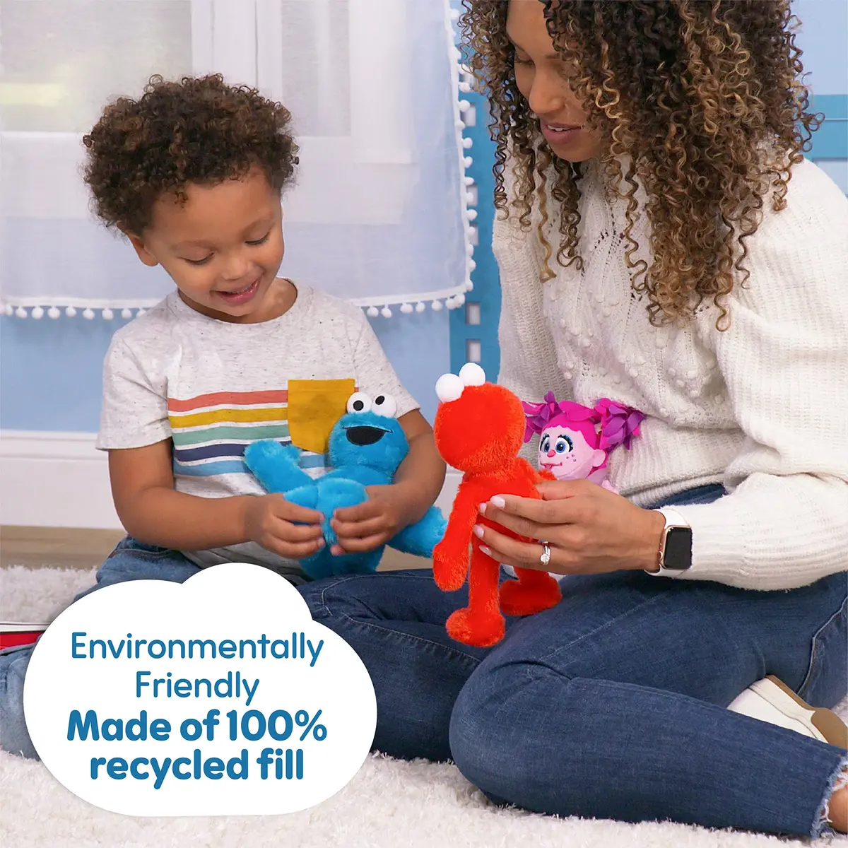 Just Play Sesame Street Elmo Plush 8-inch | Soft, Recycled Fill for Kids 2+ - view 4