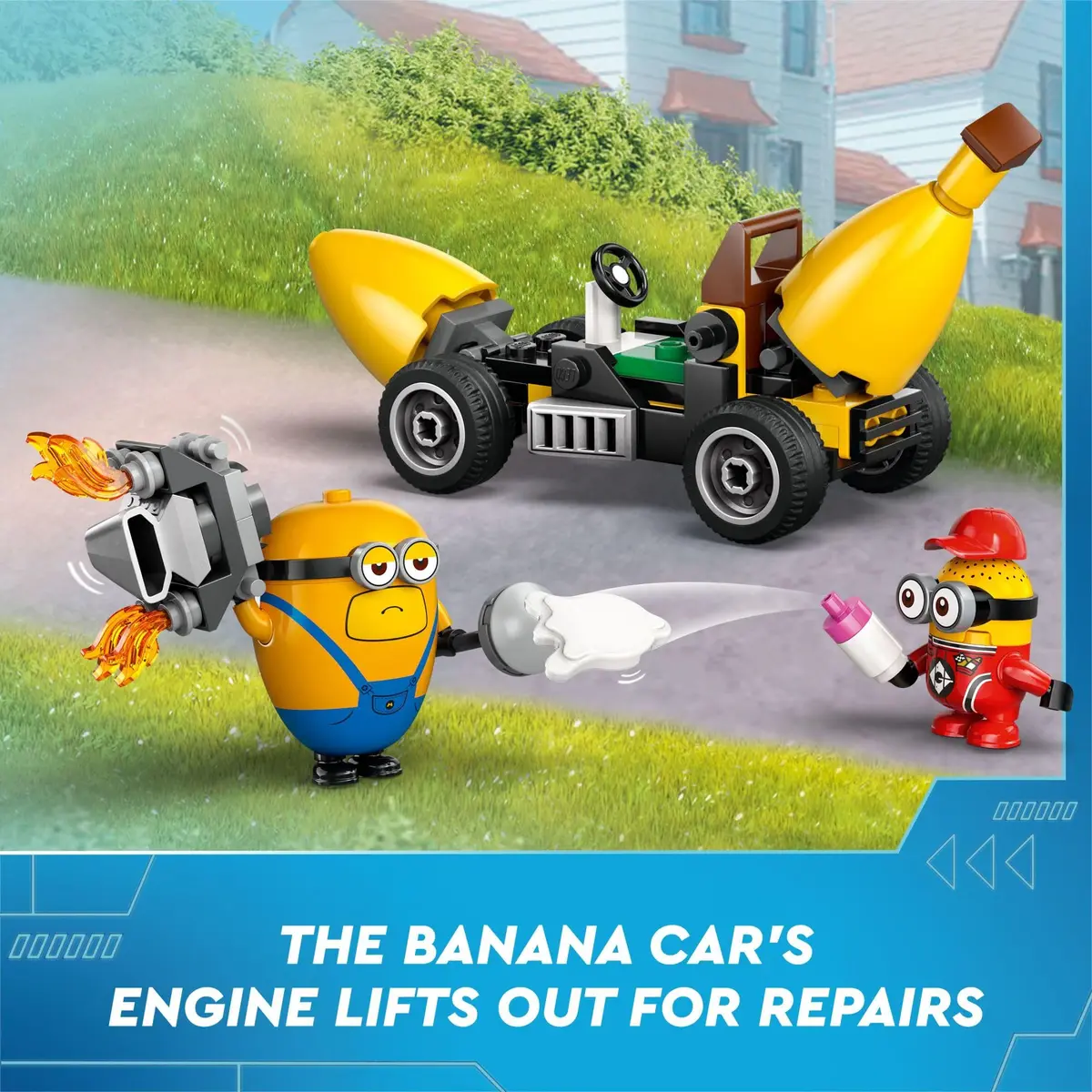 LEGO Despicable Me 4 Minions and Banana Car Toy 136 Pieces | Educational STEM-Learning Toy for Kids Aged 6+ - view 4