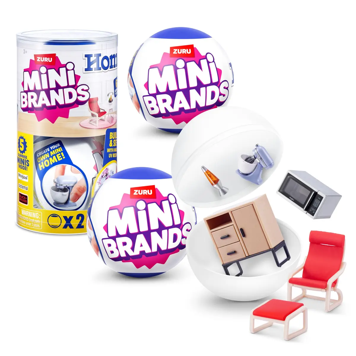 Mini Brands Home Capsule (2 Pack) | Collectible Minis for Kids & Adults - main product image