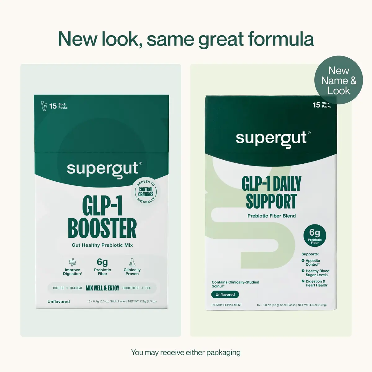 Supergut GLP1 Daily Support High Fiber Supplement Powder, 15 Servings | Sugar-Free Gut Health Drink - view 9
