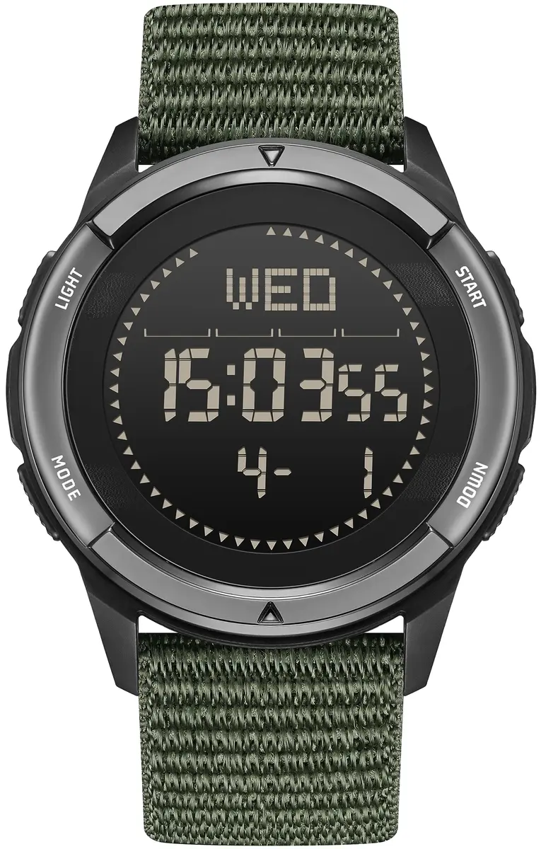 NORTH EDGE Military Watch for Men Tactical Survival Watch | Waterproof, Digital, Durable Nylon Band - main product image