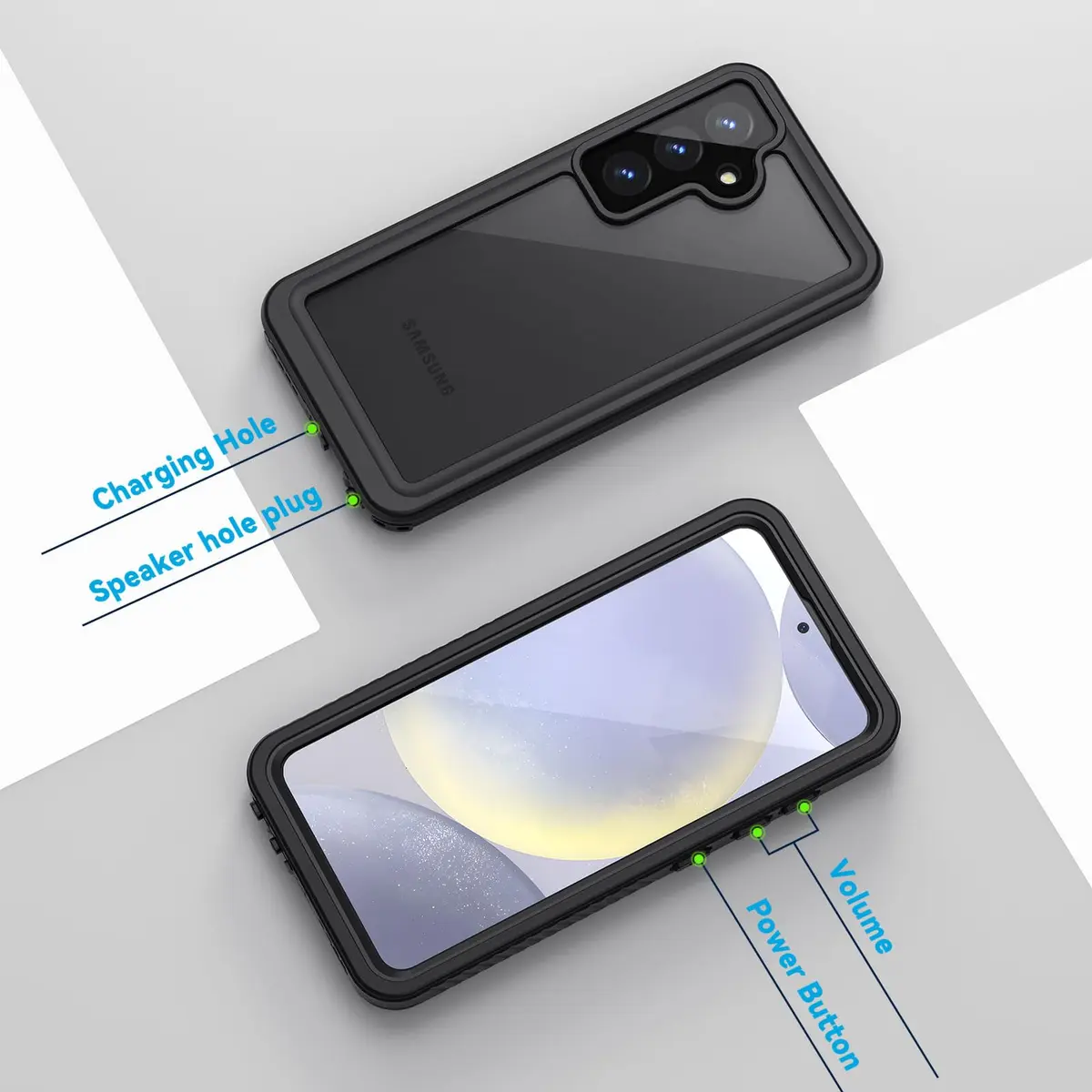 Lanhiem Waterproof Phone Case for Samsung Galaxy S24 6.2" | Shockproof & Dustproof - view 6