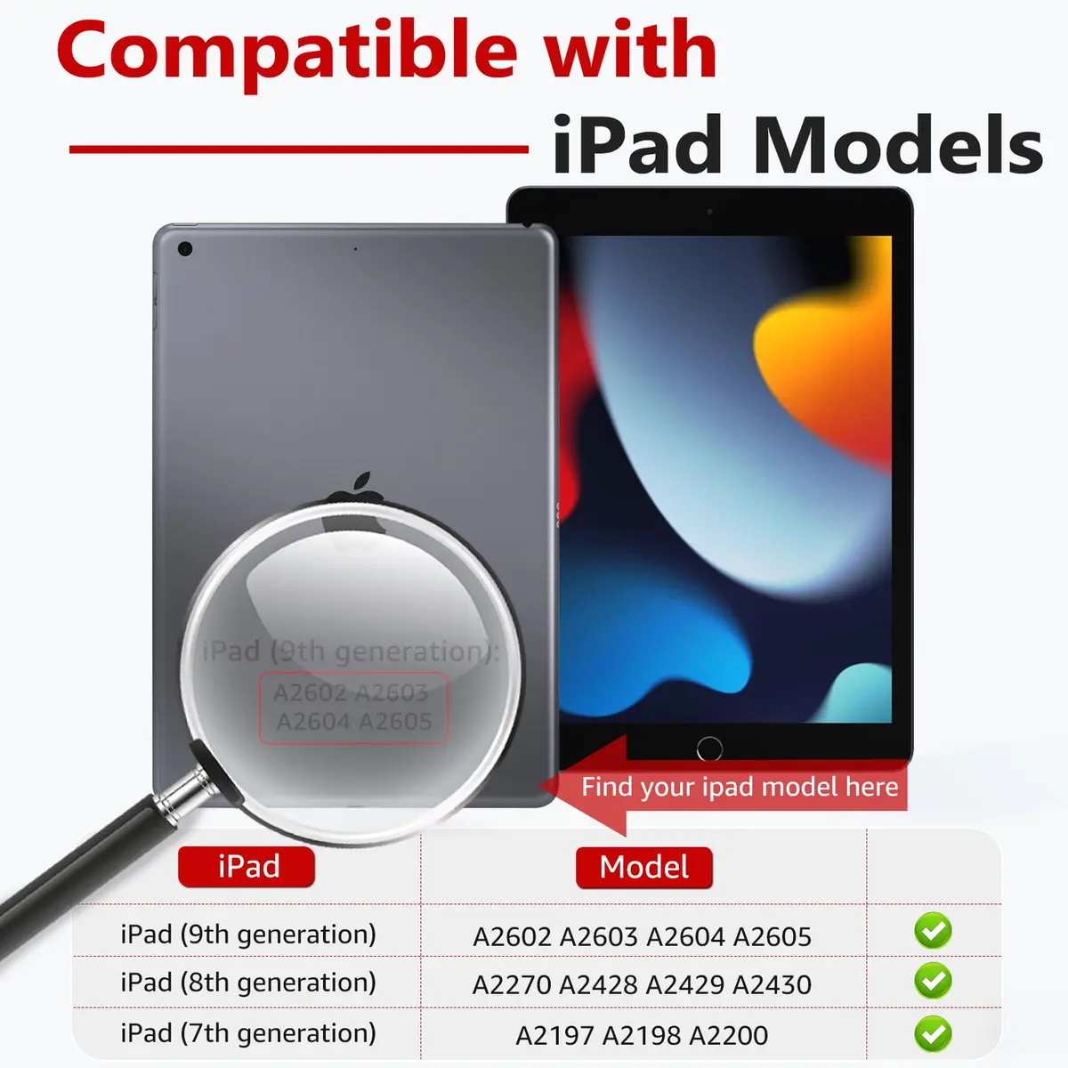 bersem Screen Protector for iPad 9th/8th/7th Generation 10.2 Inch | 9H Tempered Glass, HD Clear, Anti-Scratch, Apple Pencil Compatible - view 6