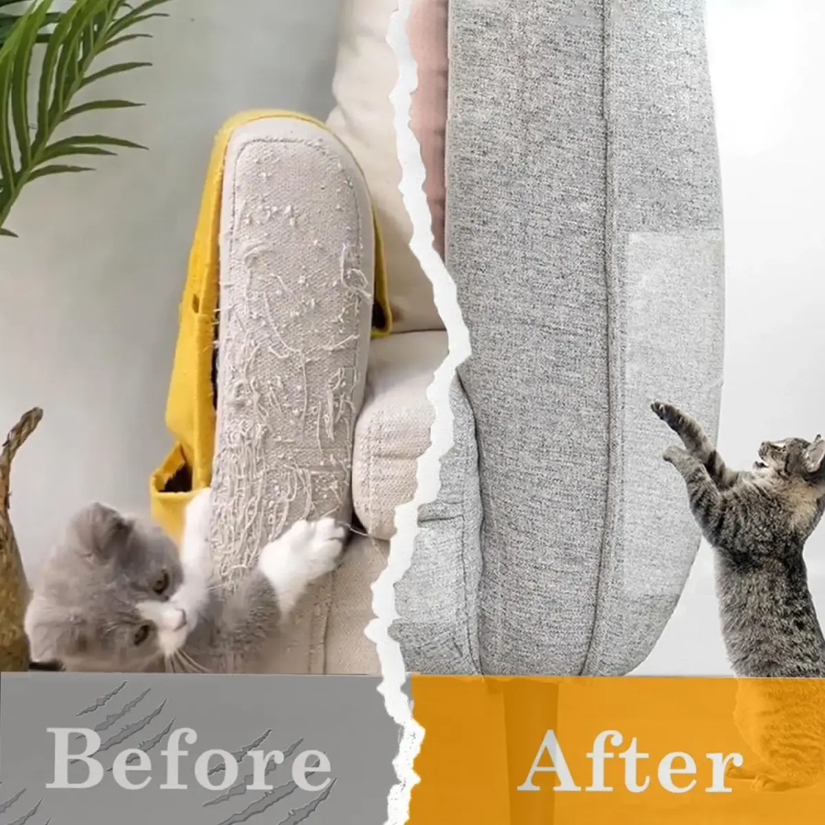 CHUANGSEED Anti Cat Scratch Furniture Protector 118" x 12" | Protects Furniture from Cat Claws - view 5