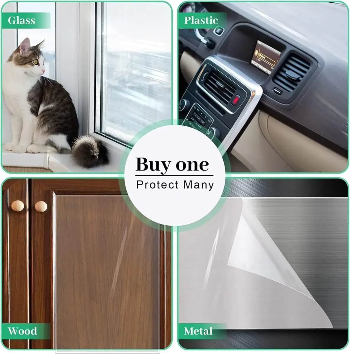 CHUANGSEED Anti Cat Scratch Furniture Protector 118" x 12" | Protects Furniture from Cat Claws - view 4