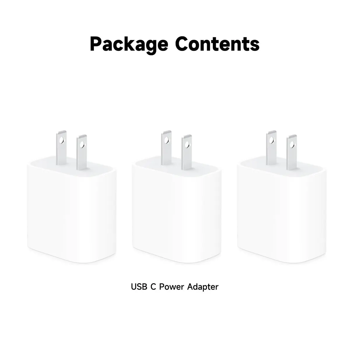 CYQAPC 5V 3A 30W USB Type C Wall Charger Adapter 3 Pack | Fast Charging for iPhone, Samsung & More - view 6