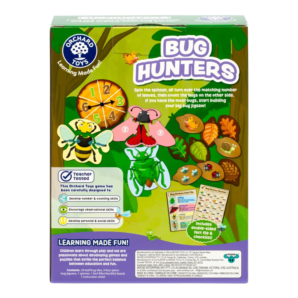 ORCHARD TOYS Bug Hunters Game | Develop Counting & Observation Skills for Kids 3+ - view 2