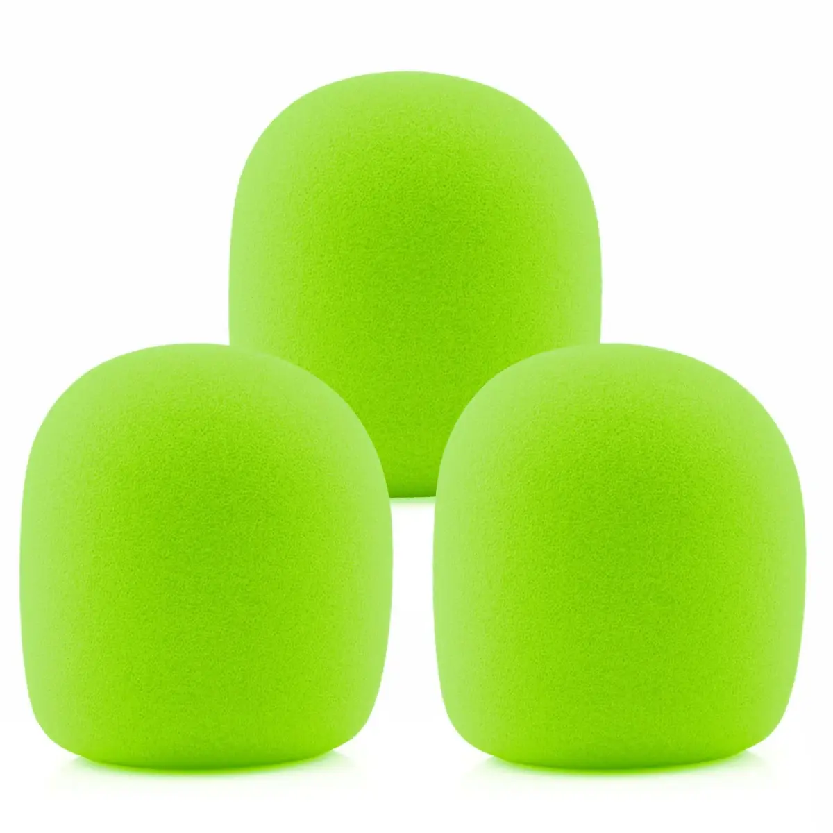 LEFXMOPHY Green Foam Windscreen for Shure SM58, Beta 58A, SM48 Microphones | High-Density Acoustic Foam Cover - main product image