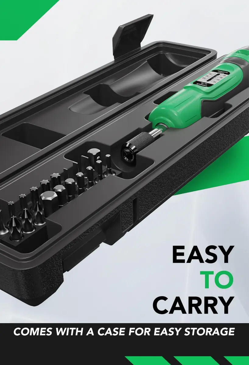 LLAVETOR Torque Screwdriver 10-70 Inch Pounds 6.8 Inch Length | Precision Tool for Bike, Auto, Electronics - view 2