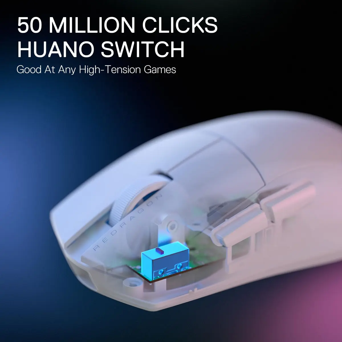 Redragon M916 Wireless Gaming Mouse 55G | 26K DPI, 5 Programmable Buttons, Ultra-Light 55g, Ergonomic Design - view 5