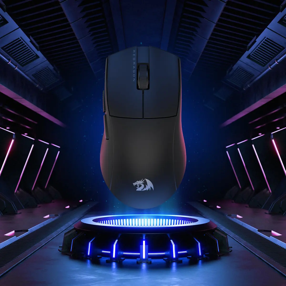 Redragon M916 Wireless 55G Ultra-Light Gaming Mouse 26K DPI | Ergonomic, Fully Programmable, 3-Mode Connect - view 6