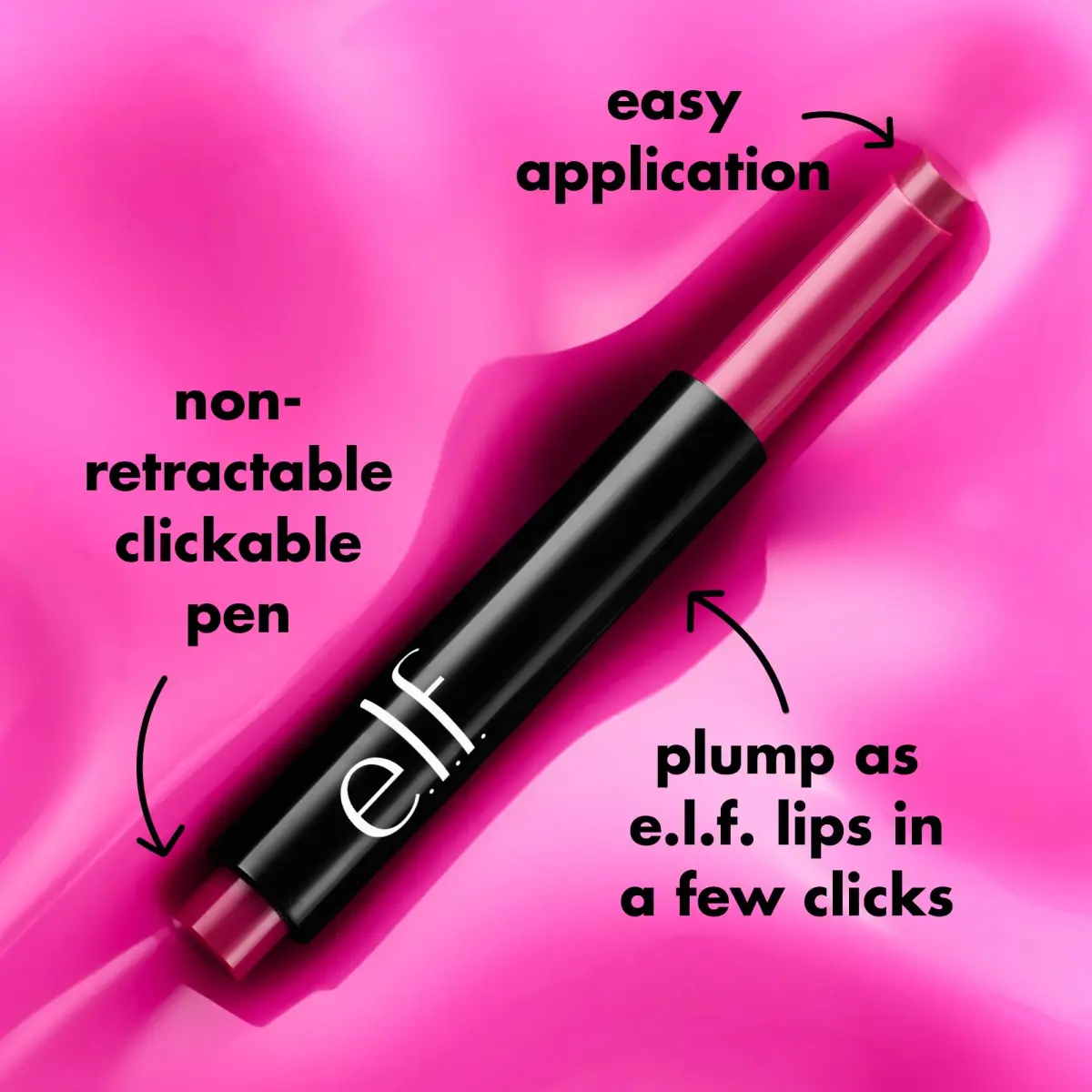 e.l.f. Pout Clout Lip Plumping Pen Wicked Cherry | Cooling Tingle for Visibly Plumped Lips - view 6