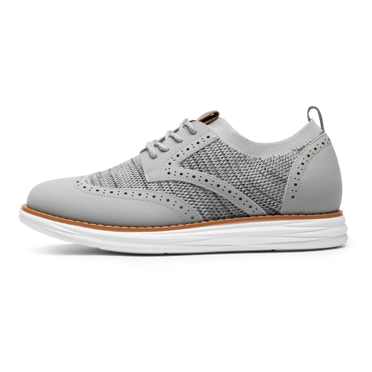 Bruno Marc Men's KnitFlex Mesh Oxfords Sneakers 10.5 | Breathable, Lightweight & Stylish - view 6