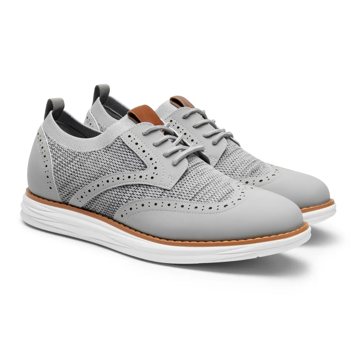 Bruno Marc Men's KnitFlex Mesh Oxfords Sneakers 10.5 | Breathable, Lightweight & Stylish - view 8