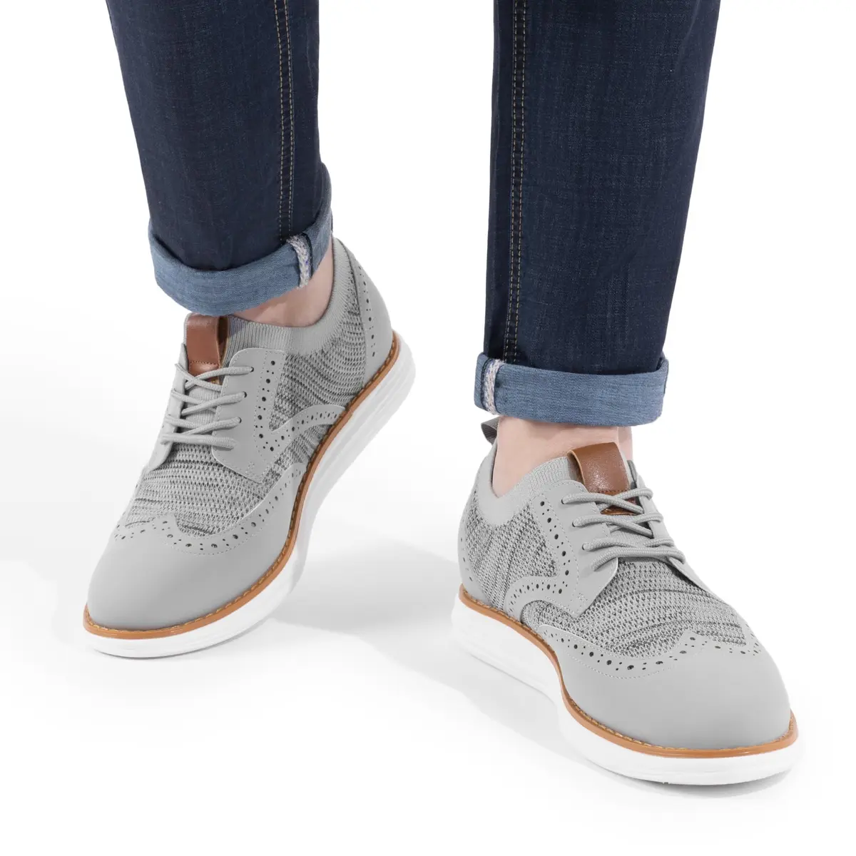 Bruno Marc Men's KnitFlex Mesh Oxfords Sneakers 10.5 | Breathable, Lightweight & Stylish - view 10