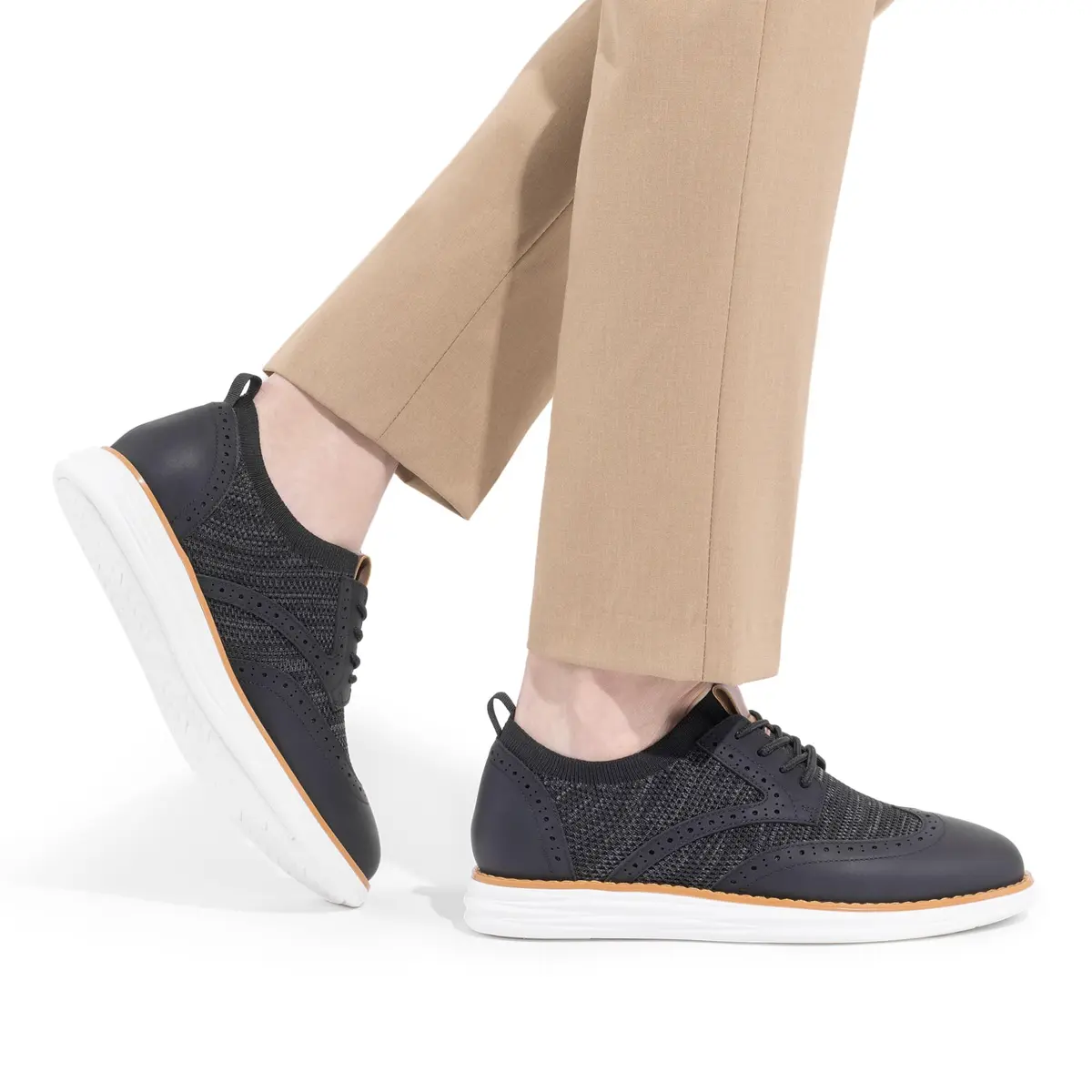 Bruno Marc KnitFlex Mesh Oxfords Sneakers, Size 11 | All-Day Comfort & Style - view 10
