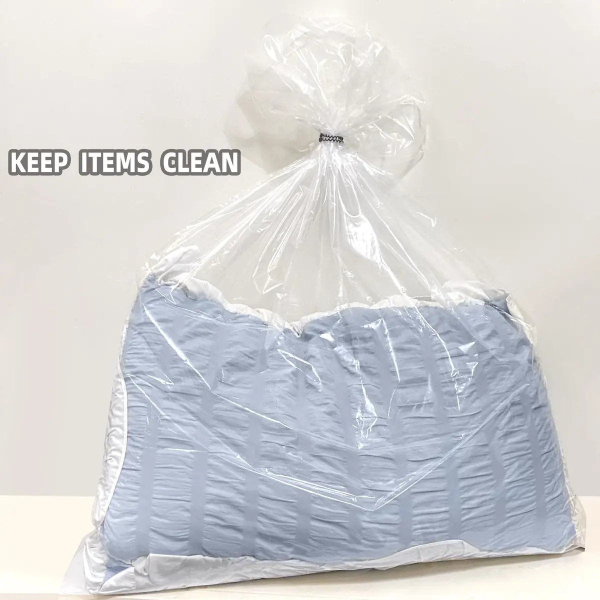 Yotelab Large Clear Plastic Storage Bags for Bedding & Clothes 32x42 In (5-Pack) - view 6
