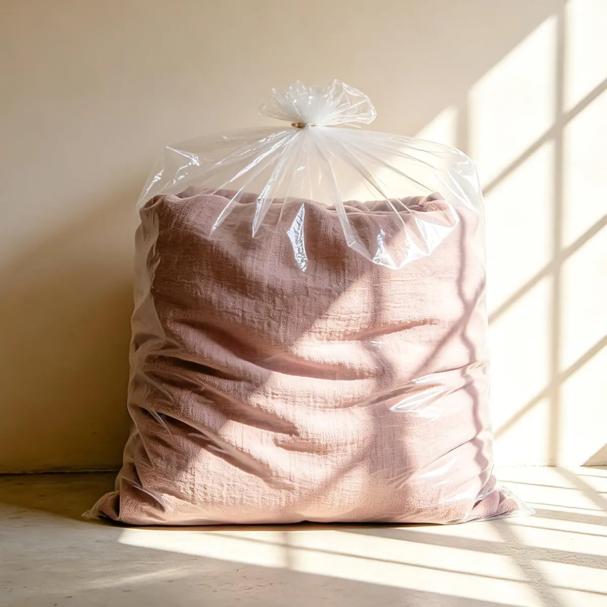 Yotelab Large Clear Plastic Storage Bags for Bedding & Clothes 32x42 In (5-Pack) - view 8