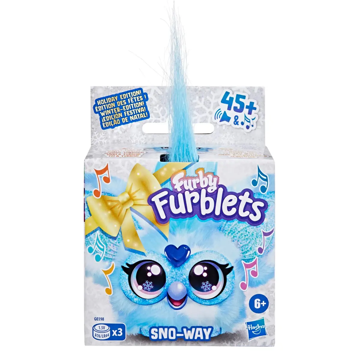 Furby Furblets SNO-Way Holiday Edition Mini Friend 5 cm (2 in) | Festive Music & Furbish Sounds - view 2