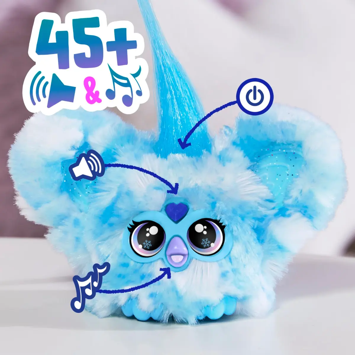 Furby Furblets SNO-Way Holiday Edition Mini Friend 5 cm (2 in) | Festive Music & Furbish Sounds - view 3