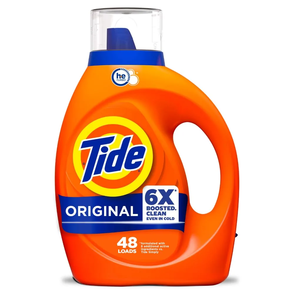 Tide Original Scent Liquid Laundry Detergent 60 fl oz (1.8 L) | America's #1 Detergent Brand - main product image