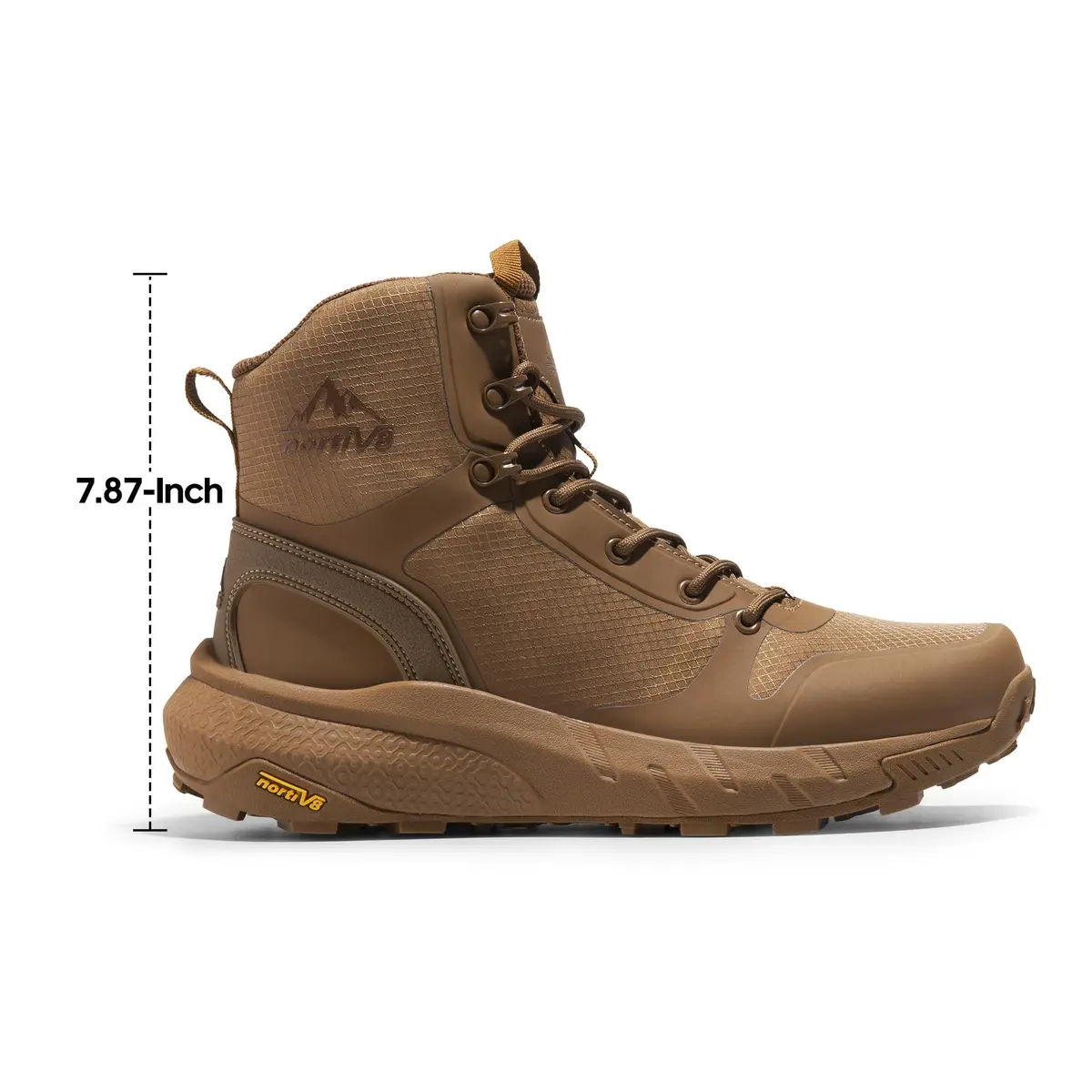 NORTIV 8 Men's Military Tactical Boot Zipper Lightweight Coyote 8 (26.4cm / 10.4in) - view 7