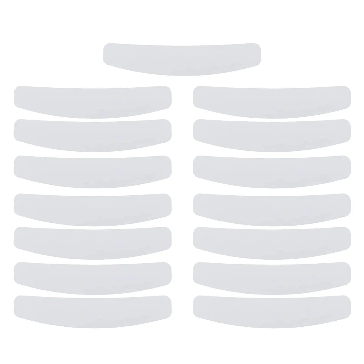 BLESSUME White Insert Tab Collar for Clergy Shirts | Durable Plastic Fit All - main product image