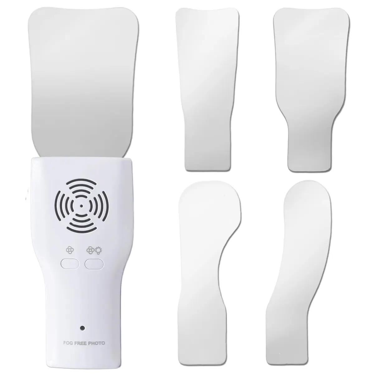 Ceonam Fog-Free Dental Photography Mirror Kit with 4 Rhodium Intraoral Mirrors | Fog-Free, LED Light, Rechargeable - main product image