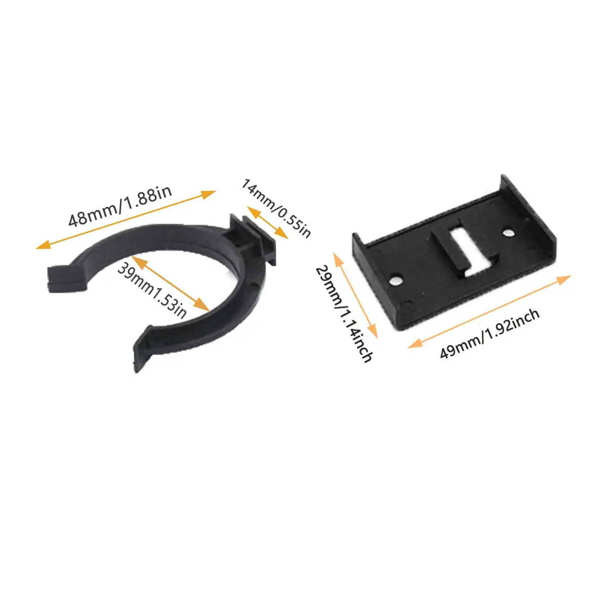 UtySty Cabinet Leveler Leg Toe Kick Clips 10 Pack | 38-40mm Adjustable Furniture Legs - view 2