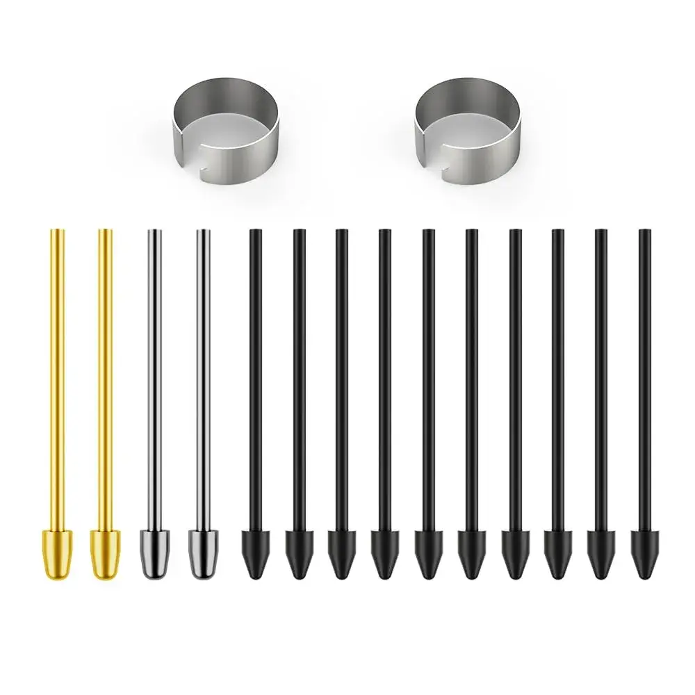 NWANTF Metal S Pen Nibs & Plastic Nibs Set for Samsung Galaxy Tab S10/S9/S8/S7/S6, S26/S25/S24/S23/S22 Ultra S Pen, 14 pcs - main product image