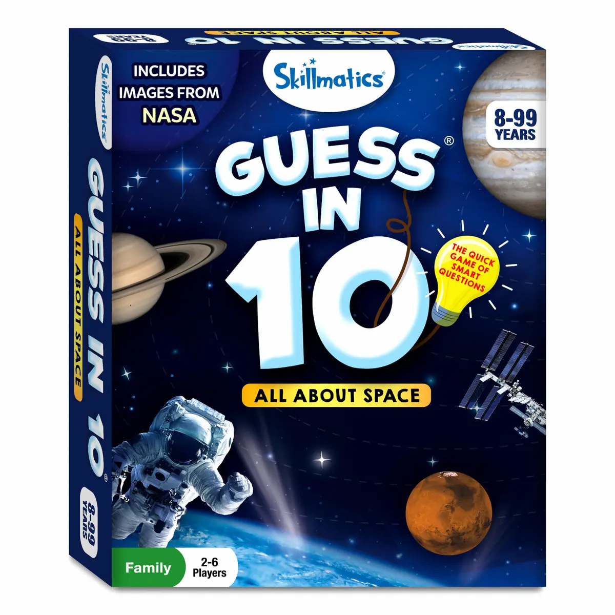 Skillmatics Guess in 10 – NASA Space Educational Card Game 196mm x 155mm x 45mm | STEM Learning Fun for Kids Ages 8+ - view 9