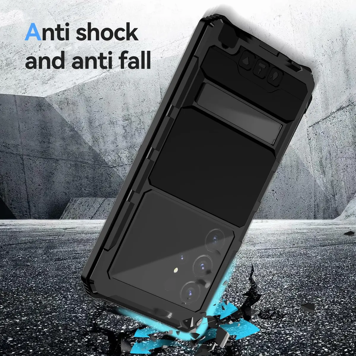 Lunivop Heavy Duty Case for Samsung Galaxy S24 Ultra 5G (6.8-inch) | Military-Grade Protection with Built-in Screen Protector - view 5