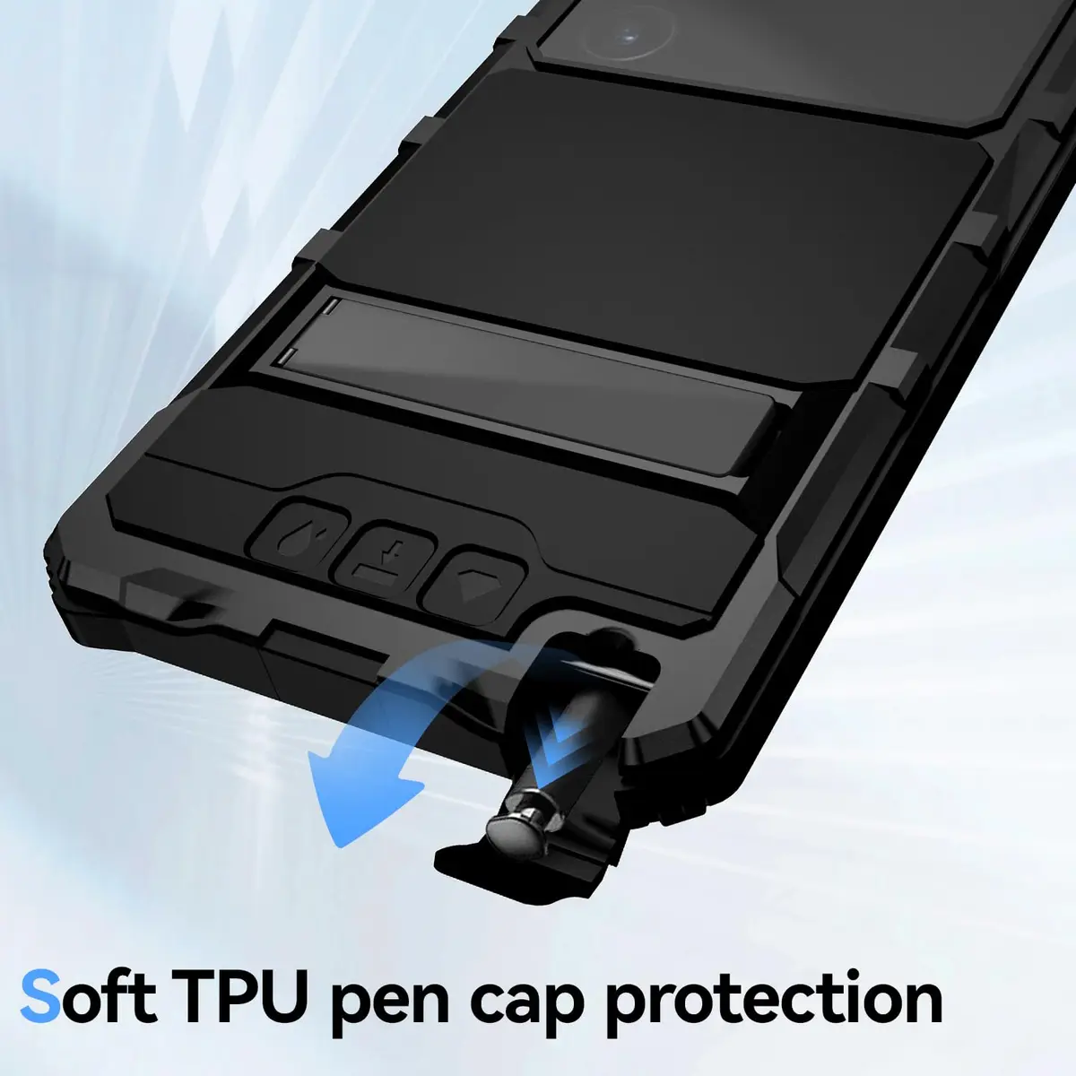 Lunivop Heavy Duty Case for Samsung Galaxy S24 Ultra 5G (6.8-inch) | Military-Grade Protection with Built-in Screen Protector - view 4