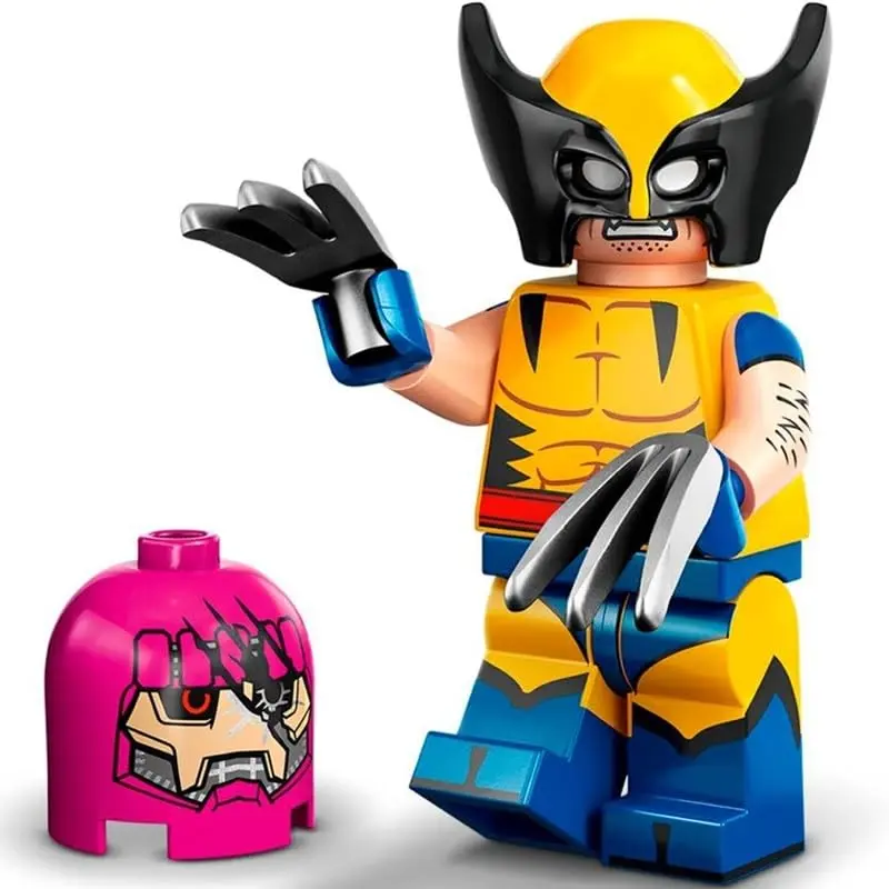 LEGO Marvel Wolverine Minifigure 2-Inch (5 cm) | Authentic Collectible for Ages 6+ - view 3