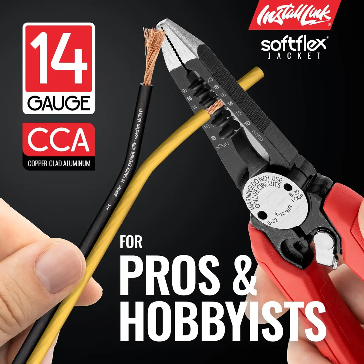 Install Link 14 AWG Gauge Speaker Wire 100 Feet (30.5m) | CCA Copper Clad Aluminum - view 3