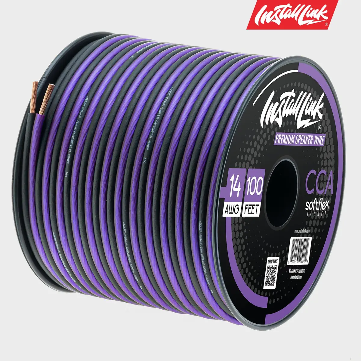 Install Link 14 AWG Gauge Speaker Wire 30.5m (100 Feet) | CCA Copper Clad Aluminum for Home Theater & Car Audio - view 9