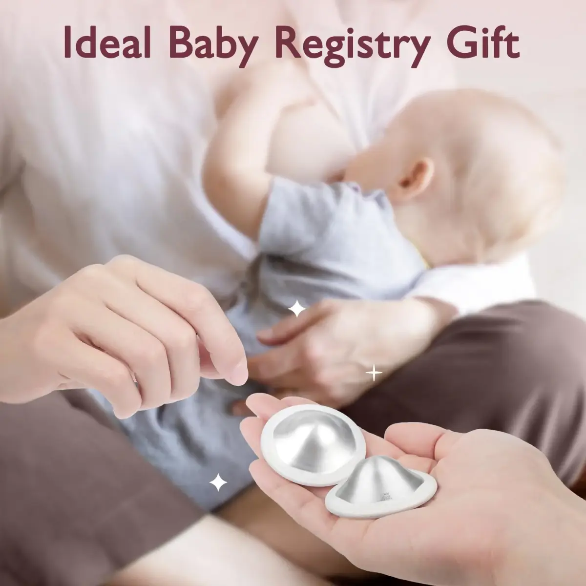 Boboduck 999 Sterling Silver Nipple Cups for Breastfeeding - Original Sore Nipple Relief - 2 Count - view 6