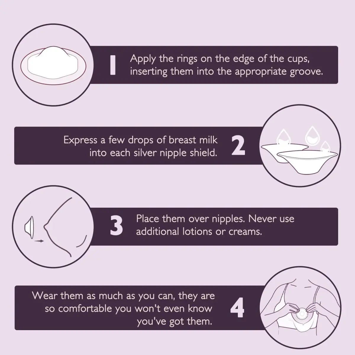 Boboduck 925 Sterling Silver Nipple Covers for Breastfeeding | Sore & Sensitive Nipple Relief - view 8