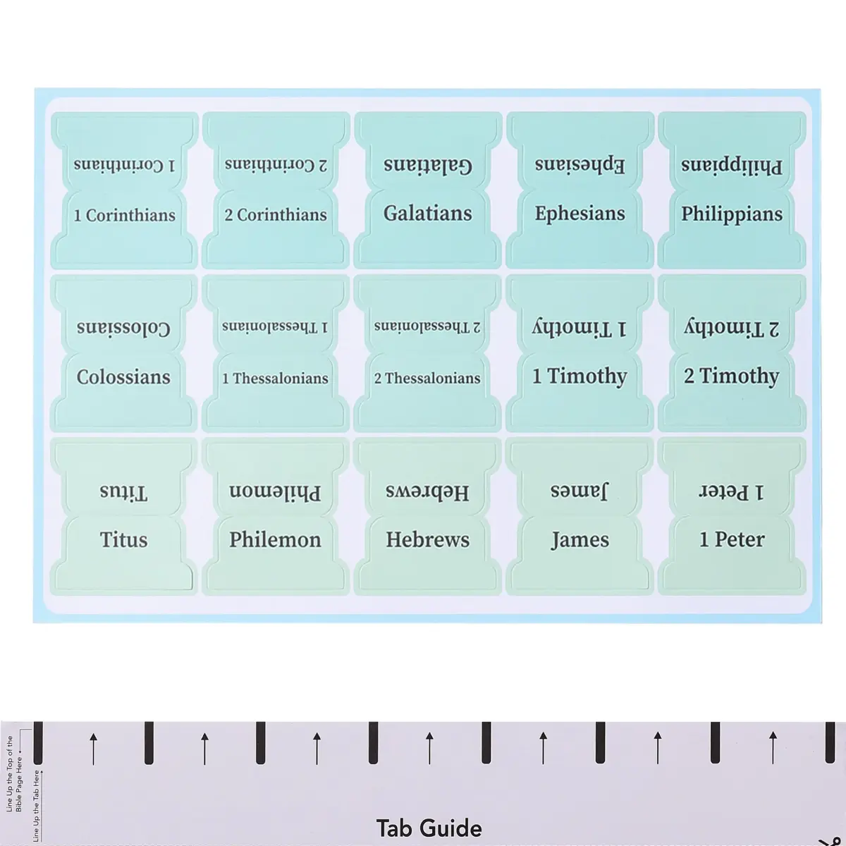 Mr. Pen Pastel Bible Tabs 75 Tabs | Laminated Bible Index Tabs for Study Bible, Women & Men - view 6