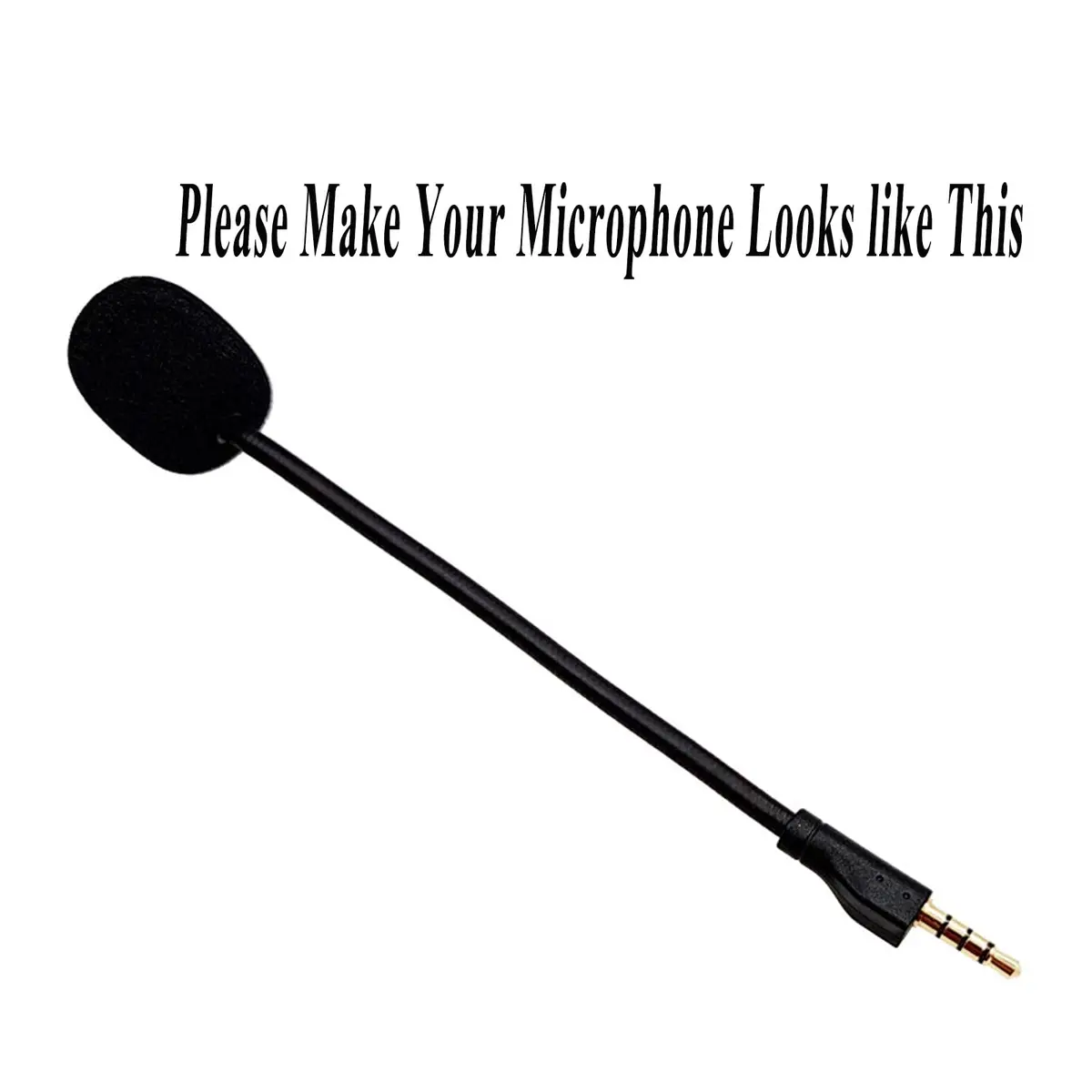 NewTH Replacement Microphone for Steelseries Arctis 1 Headphones | Detachable 3.5mm Noise Cancelling Boom - view 4