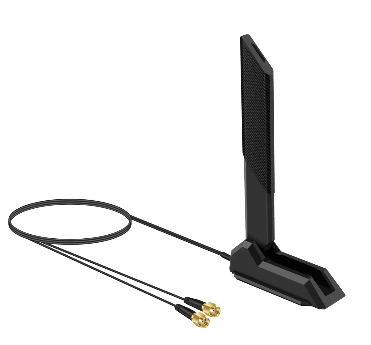 Slinkdsco WiFi 6E Tri-Band Antenna 6GHz 5.8GHz 2.4GHz | Omni-Directional Long Range Signal (115-120c) - main product image