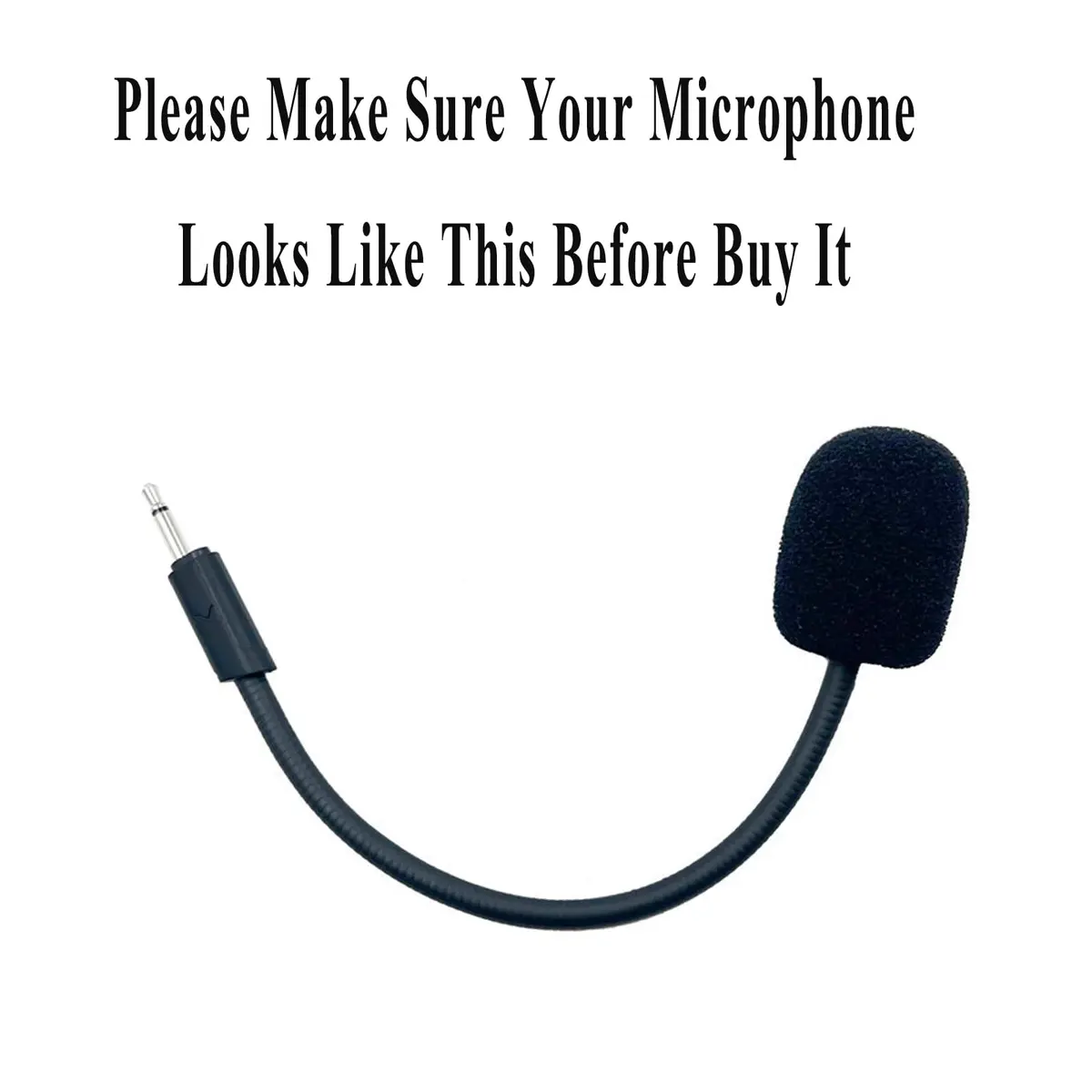 NewTH Replacement Microphone for JBL Quantum 100 Q100/350/100P/100X/360P | Crystal Clear Gaming Voice - view 4