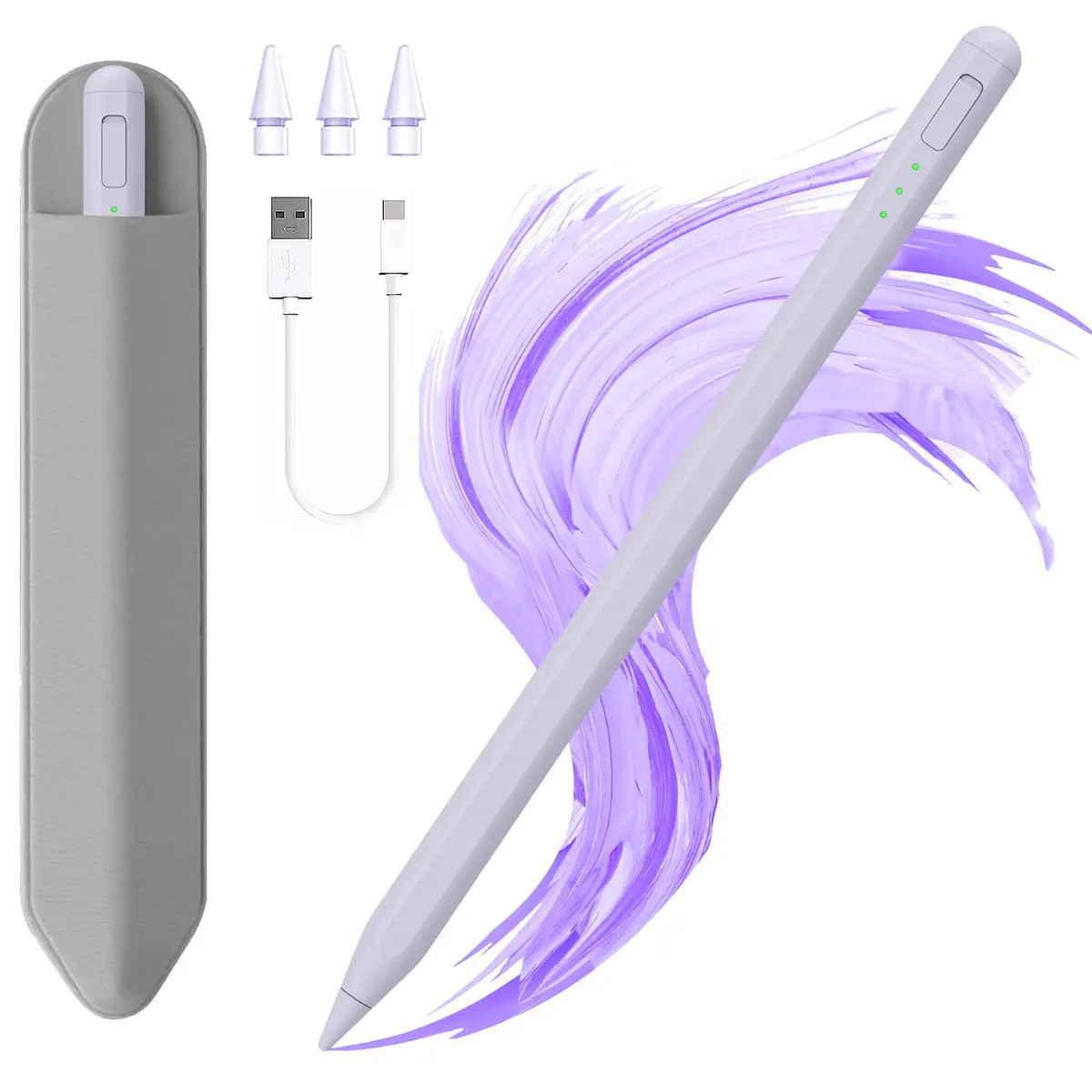 JvKzaen Stylus Pen for iPad 10th & 11th Gen | Fast Charge, Palm Rejection, Tilt Sensitivity (70-120 chars) - main product image