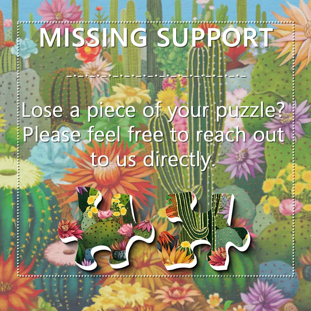 PPuzzling Succulent Garden Jigsaw Puzzles 1000 Pieces 53cm x 75cm | Educational & Non-Toxic Puzzle for Adults - view 7