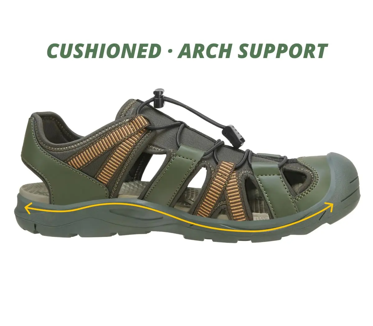 CAMEL CROWN Men's Waterproof Hiking Sandals 8.5 | Breathable & Anti-slip Outdoor Water Sandals - view 4